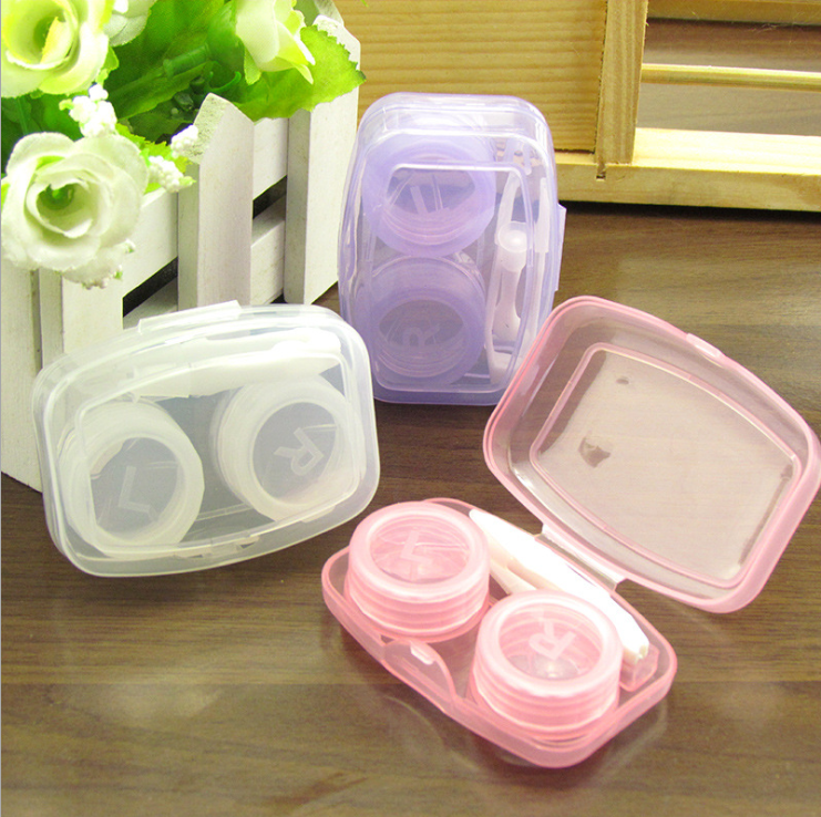 Transparent Multicolor Colored Lens Case