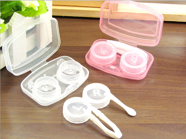 Transparent Multicolor Colored Lens Case