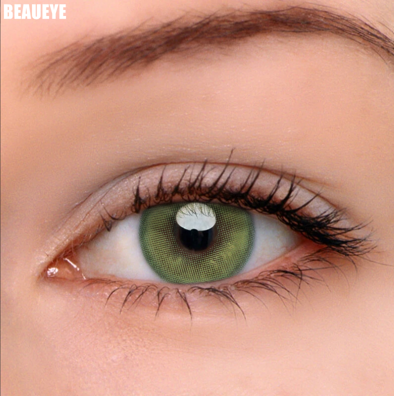 Sorayama Green Prescription Coloured Contact Lenses