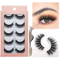 Mink Hair 10 Piece Mink Hair Eyelashes