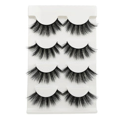 New Natural Slim 4 Piece G106 Mink Hair Eyelashes