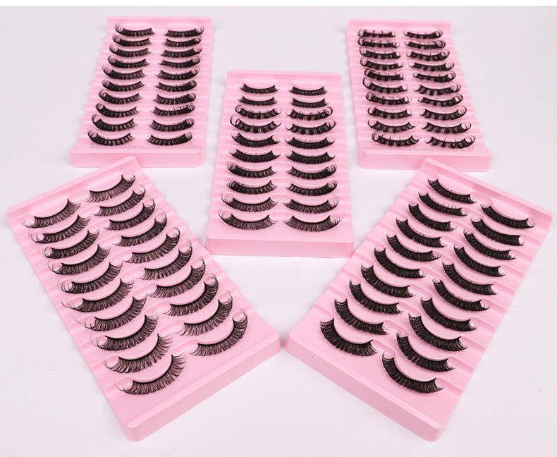 DD European and American Thick 10 Piece Mink Hair Eyelashes