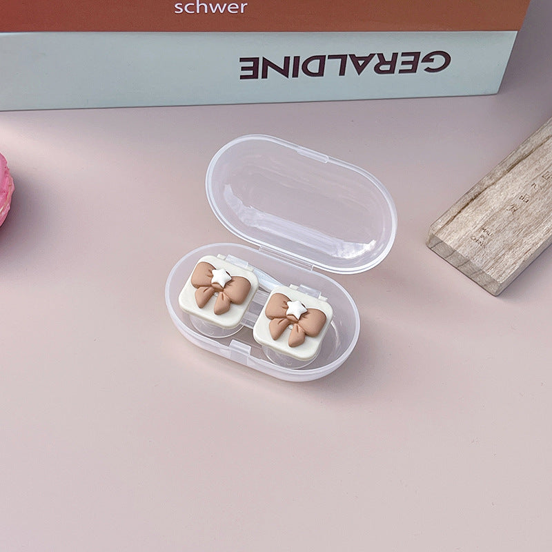 Flower Colored Contact Lens Case