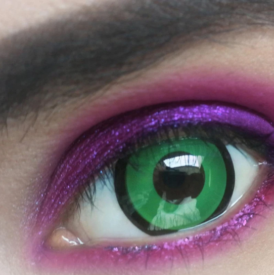 Cosplay Green Manson Coloured Contact Lenses