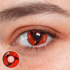 Cosplay NARUTO Mangekyou Red Prescription  Coloured Contact Lenses