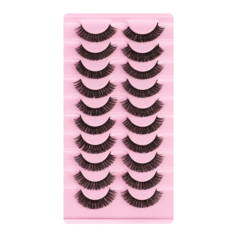 DD European and American Thick 10 Piece Mink Hair Eyelashes