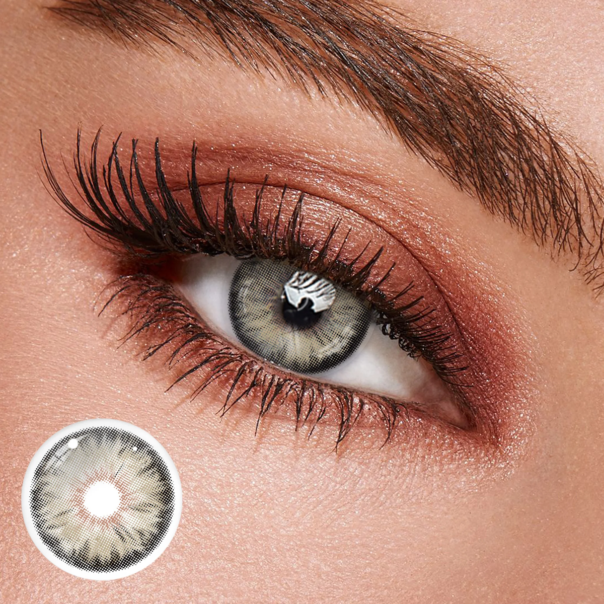 Cyrene Brown Coloured Contact Lenses