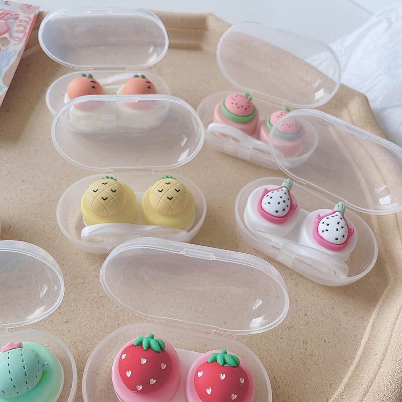 Cute Fruit Colored Contact Lens Case