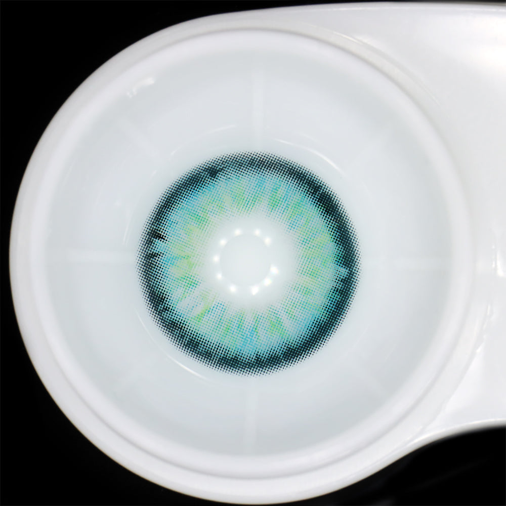 Perla Blue Prescription Coloured Contact Lenses