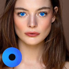 Halloween Lake Blue Coloured Contact Lenses