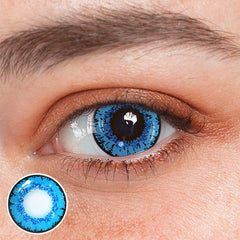 Cosplay Genshin Impact Candace Dark Blue Coloured Contact Lenses