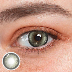 Penina Green Prescription Coloured Contact Lenses