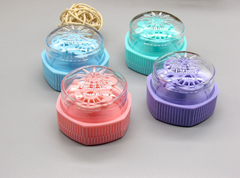 Manual rotary cleaning Multicolor Colored Contact Lens Case