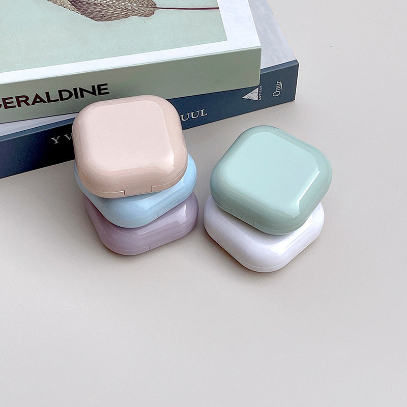 Plain Colored Contact Lens Case