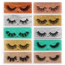 3D Cat Eye 10 Piece Mink Hair Eyelashes