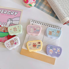 Cute Bear Colored Contact Lens Case