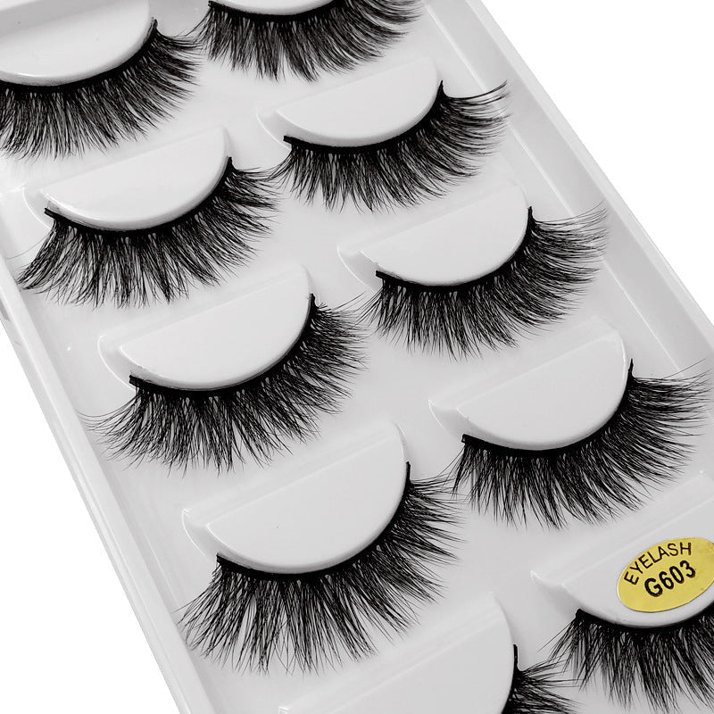 Mink Hair 10 Piece Mink Hair Eyelashes