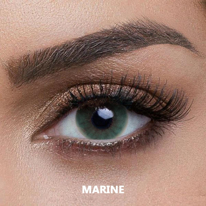 Hidrocor Marine Blue Prescription Coloured Contact Lenses