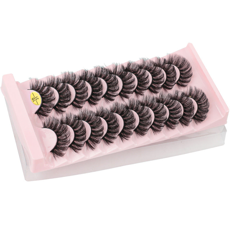 7D Dense 10 Piece Mink Hair Eyelashes