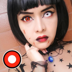 Halloween Red vampire Coloured Contact Lenses