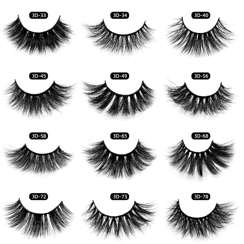 3D 1 Piece Mink Hair Eyelashes