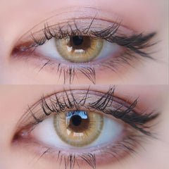 LA GIRL Brown Prescription Coloured Contact Lenses