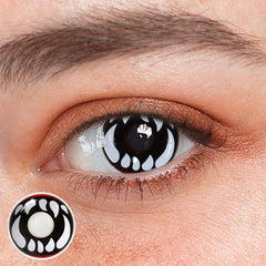 Cosplay Bucktooth White Coloured Contact Lenses