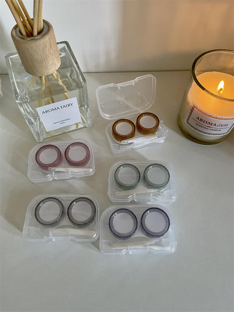 Small Minority Colored Contact Lens Case