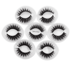 Saturday 7 Piece Mink Hair Eyelashes