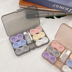 6 Pairs Colored Contact Lens Case