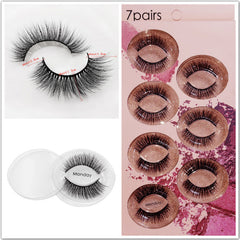 Monday 7 Piece Mink Hair Eyelashes