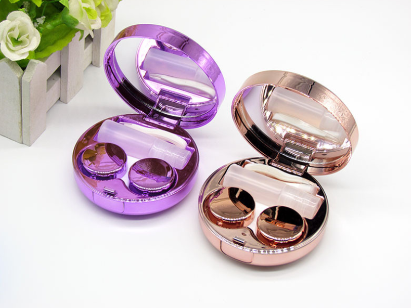 Stars Quicksand Multicolor Colored Contact Lens Case