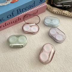 Simple Portable Colored Contact Lens Case