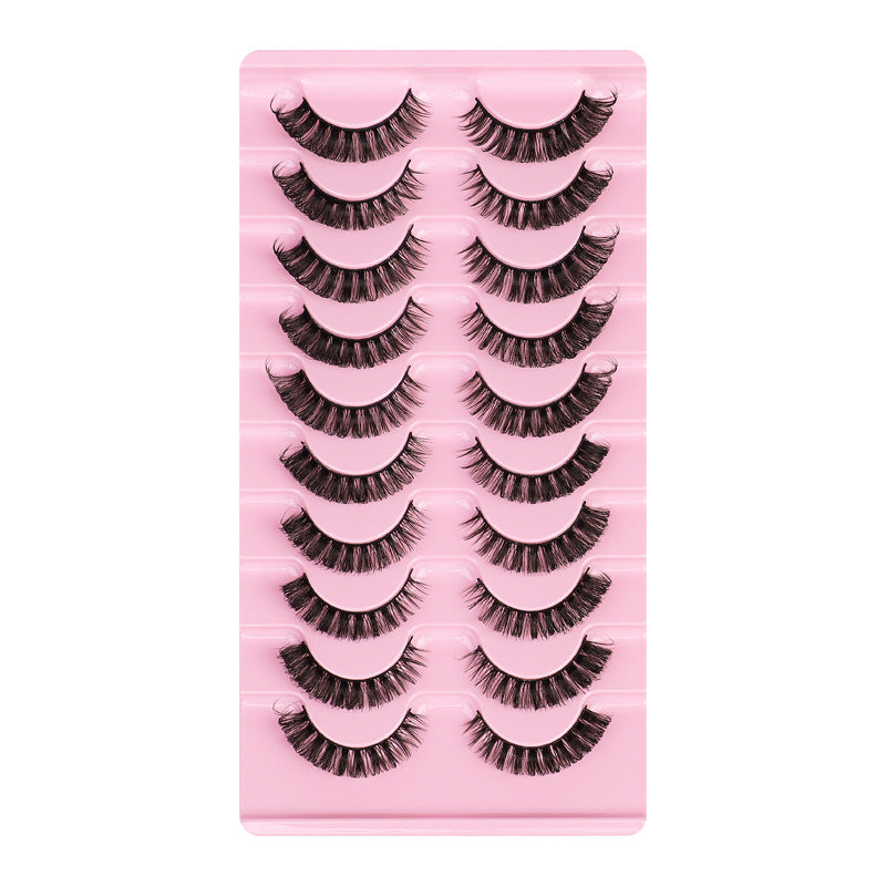 DD European and American Thick 10 Piece Mink Hair Eyelashes