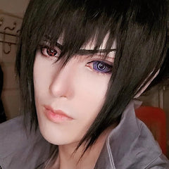 Cosplay NARUTO Uchiha Sasuke Shalingan Red Prescription Coloured Contact Lenses