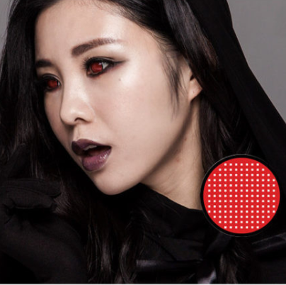 Cosplay red Manson mesh Coloured Contact Lenses