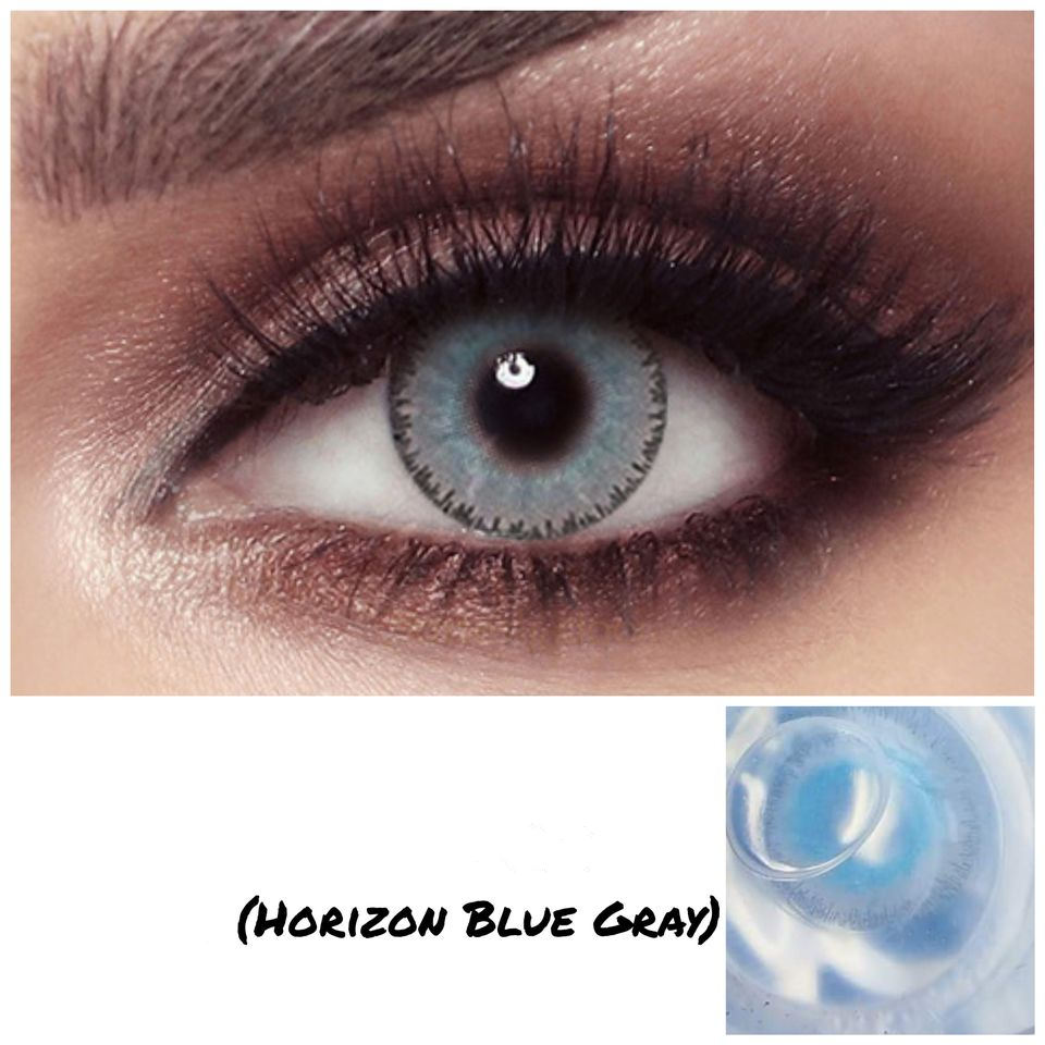 Elite Horizon Blue Gray Coloured Contact Lenses