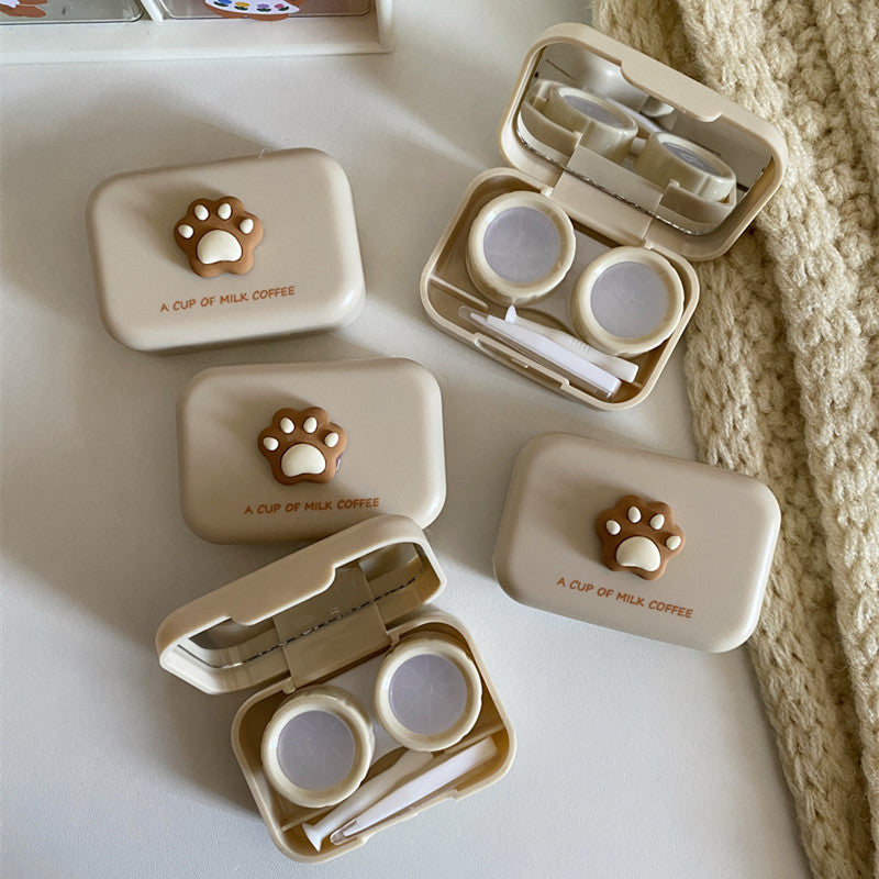 Milktea Colored Contact Lens Case