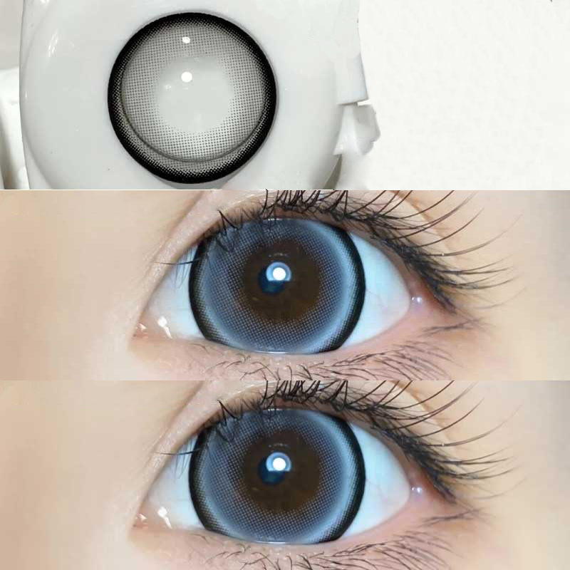 Pearl Grey Coloured Contact Lenses