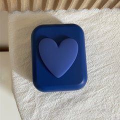 Heart Shape Colored Contact Lens Case