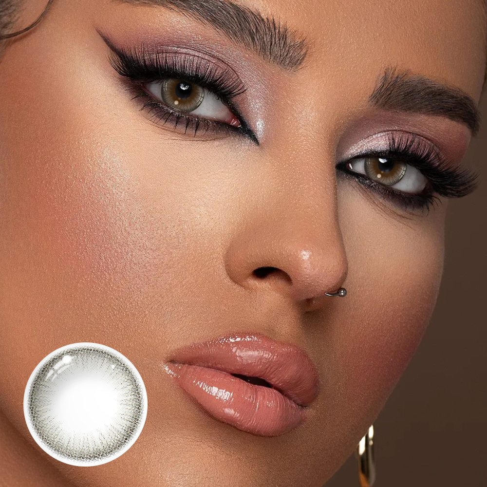 Sidra Light Gray Coloured Contact Lenses