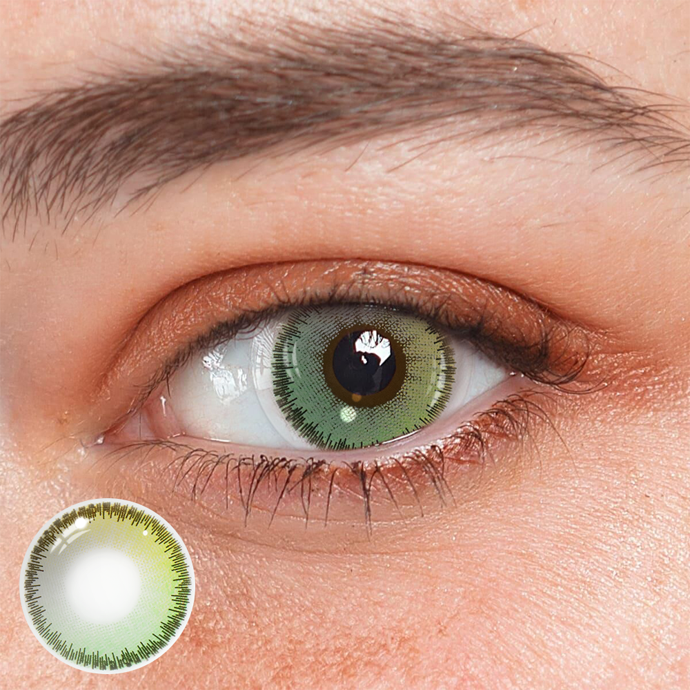 Geralda Green Coloured Contact Lenses