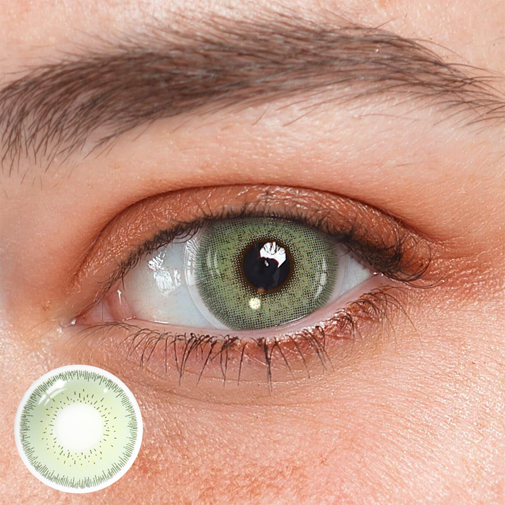 Elite Silky green Coloured Contact Lenses