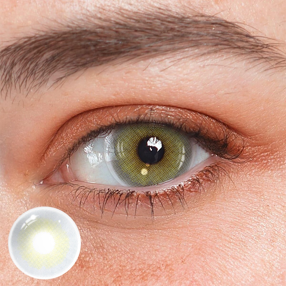 Polar Light sky gray Prescription Coloured Contact Lenses