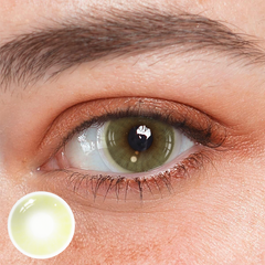 Polar Light Yellow green Coloured Contact Lenses