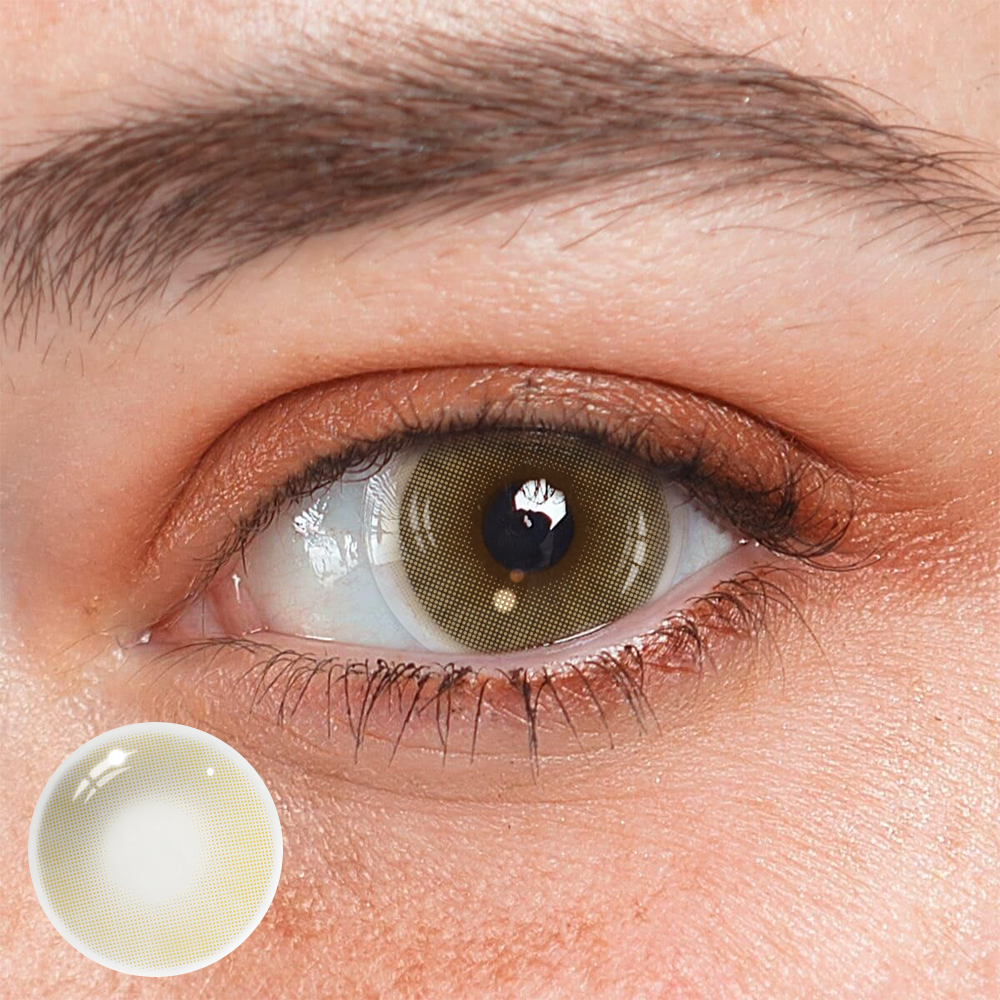 Polar Light brown Prescription Coloured Contact Lenses