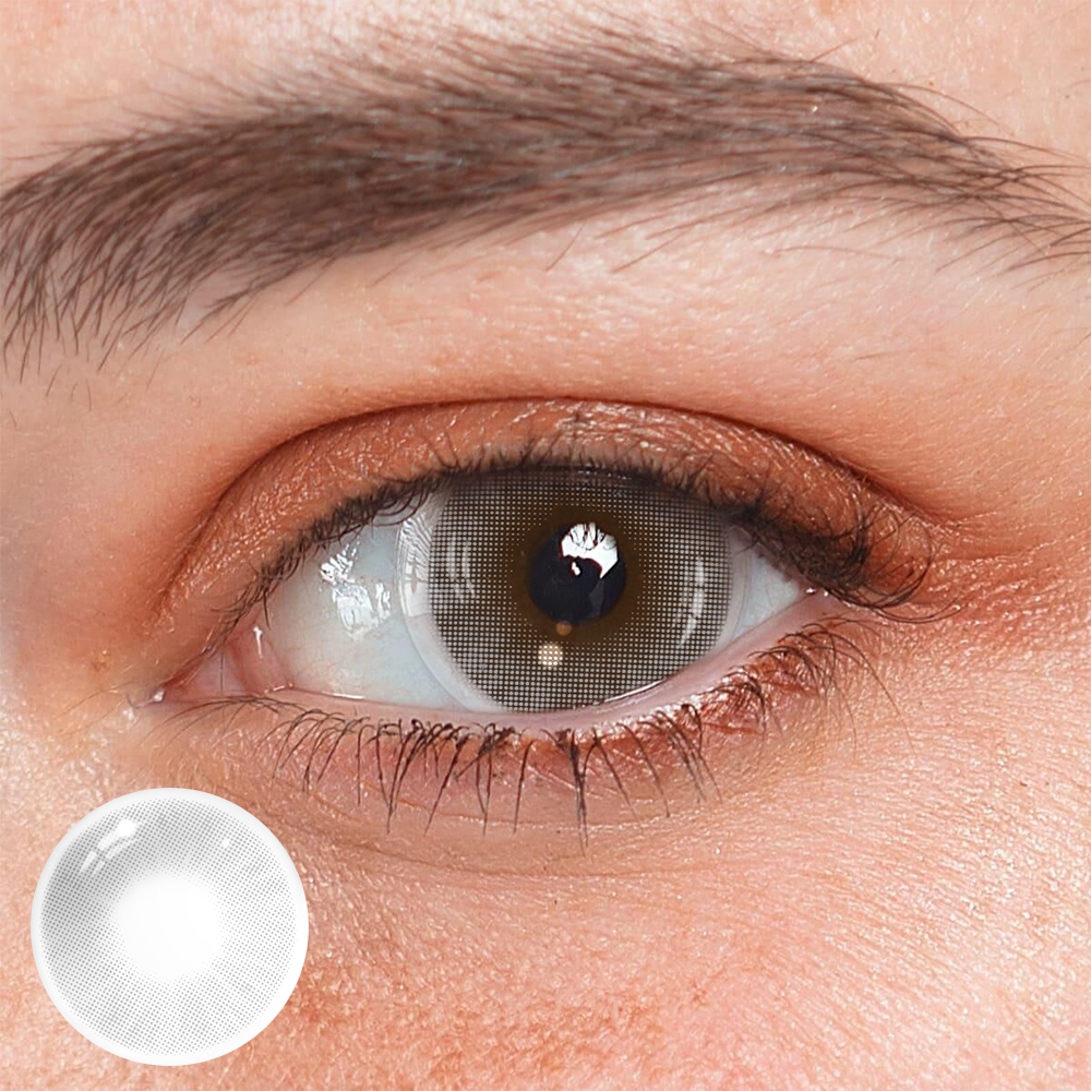 Polar Light gray Prescription Coloured Contact Lenses