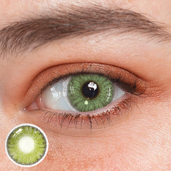 New 3-Tone Gem Green Prescription Coloured Contact Lenses