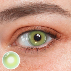 Pixie Green Coloured Contact Lenses