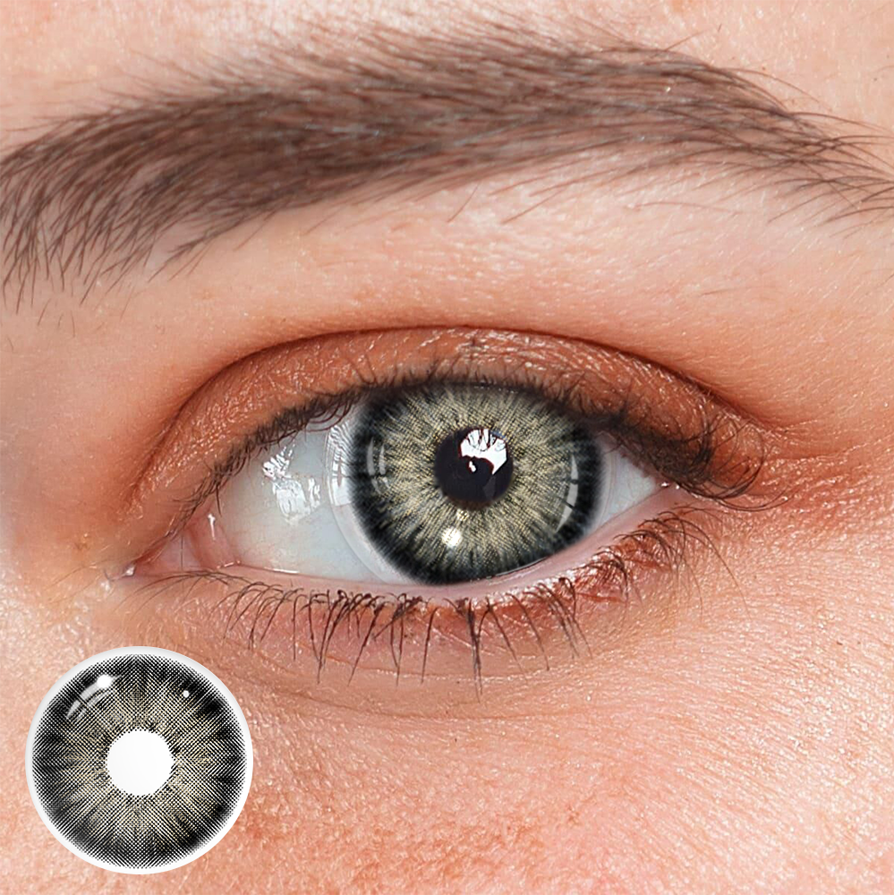 Amazonia Devil's Triangle Black Prescription Coloured Contact Lenses